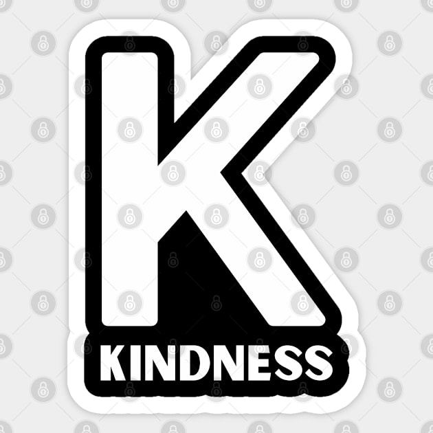 letter K, K is for kindness Sticker by Houseofwinning
